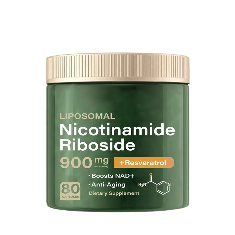 Suplemento Liposomal NAD+ de Nicotinamida Ribósido para Adultos, Antienvejecimiento.